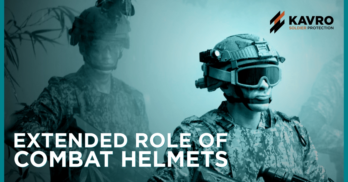 Extended Role of Ballistic Helmets in Combat