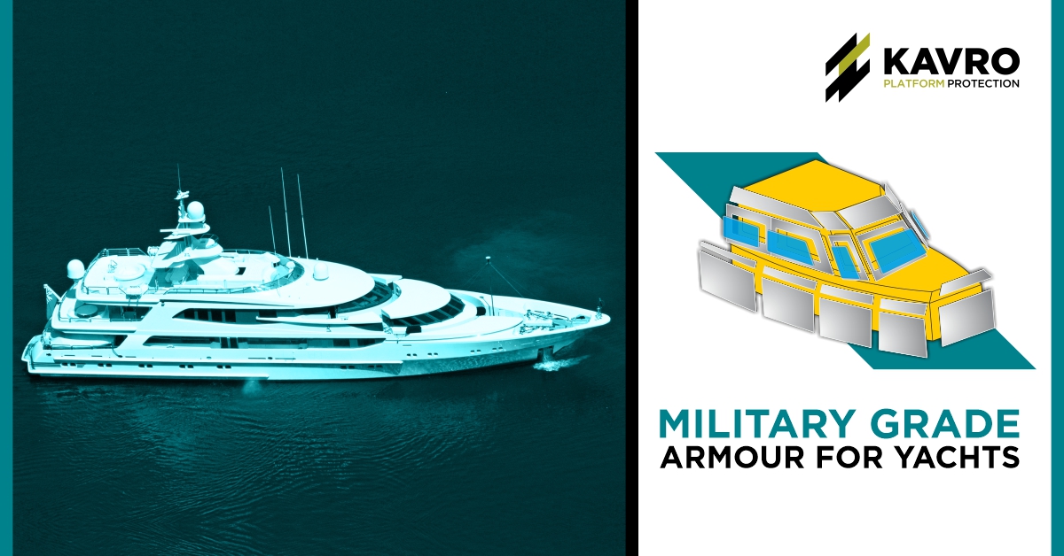 Military grade armouring for yachts