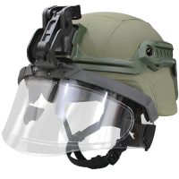 ADVANCED BALLISTIC HELMET WITH FRONT-MOUNTED VISOR